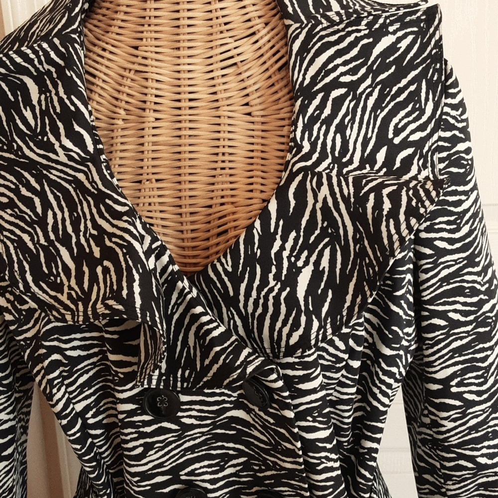 Sandro Studio Zebra Print Jacket - image 6